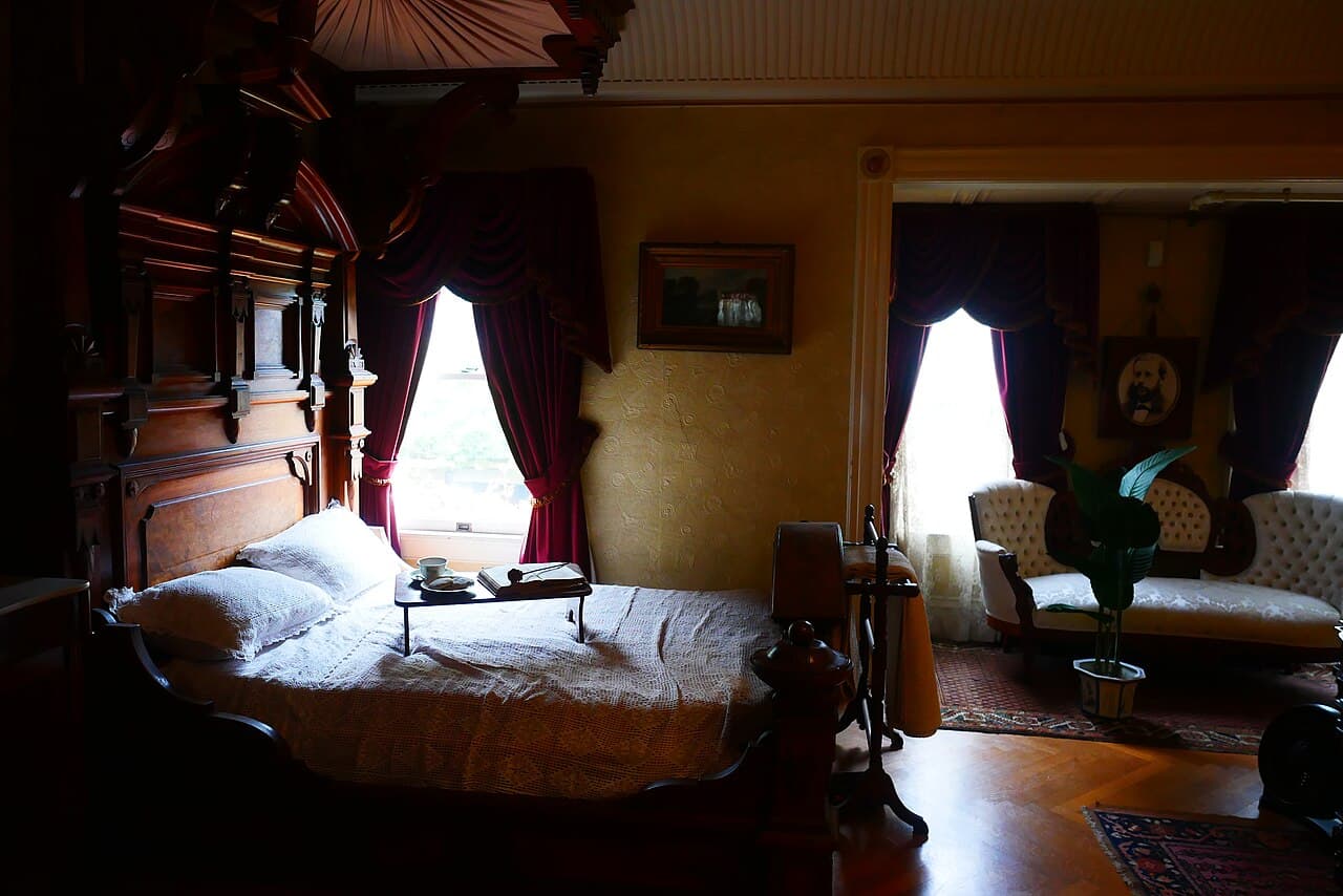 Chambre avec lit propice au sommeil