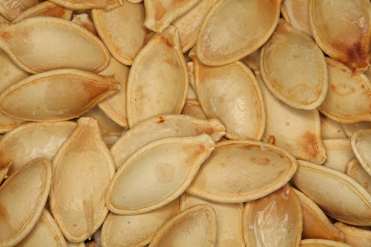 Graines de courge, source de zinc