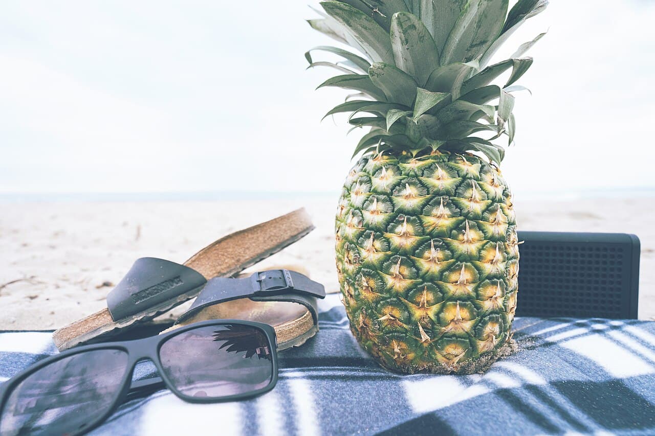 Jus ananas, céleri et gingembre (récupération)